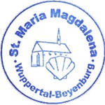 Stempel der Kirche St. Maria Magdalena in Wuppertal-Beyenburg (vergrößerte Bildansicht wird geöffnet)