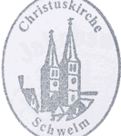 Stempel der Ev. Christuskirche in Schwelm (vergrößerte Bildansicht wird geöffnet)
