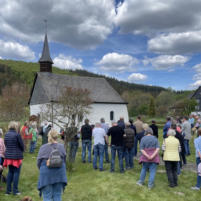 Kapelle in Löllinghausen (Altertumskommission). (vergrößerte Bildansicht wird geöffnet)