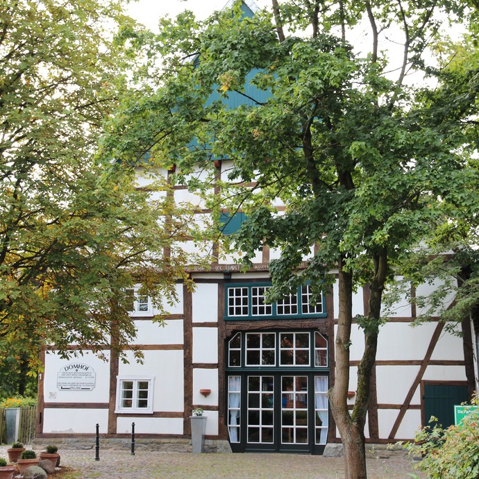 Domhof zu Rheda (Altertumskommission). (vergrößerte Bildansicht wird geöffnet)