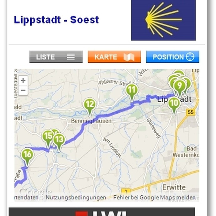 Screenshot aus der App (Altertumskommission). (vergrößerte Bildansicht wird geöffnet)