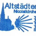 Stempel der Nicolaikirche in Bielefeld (vergrößerte Bildansicht wird geöffnet)