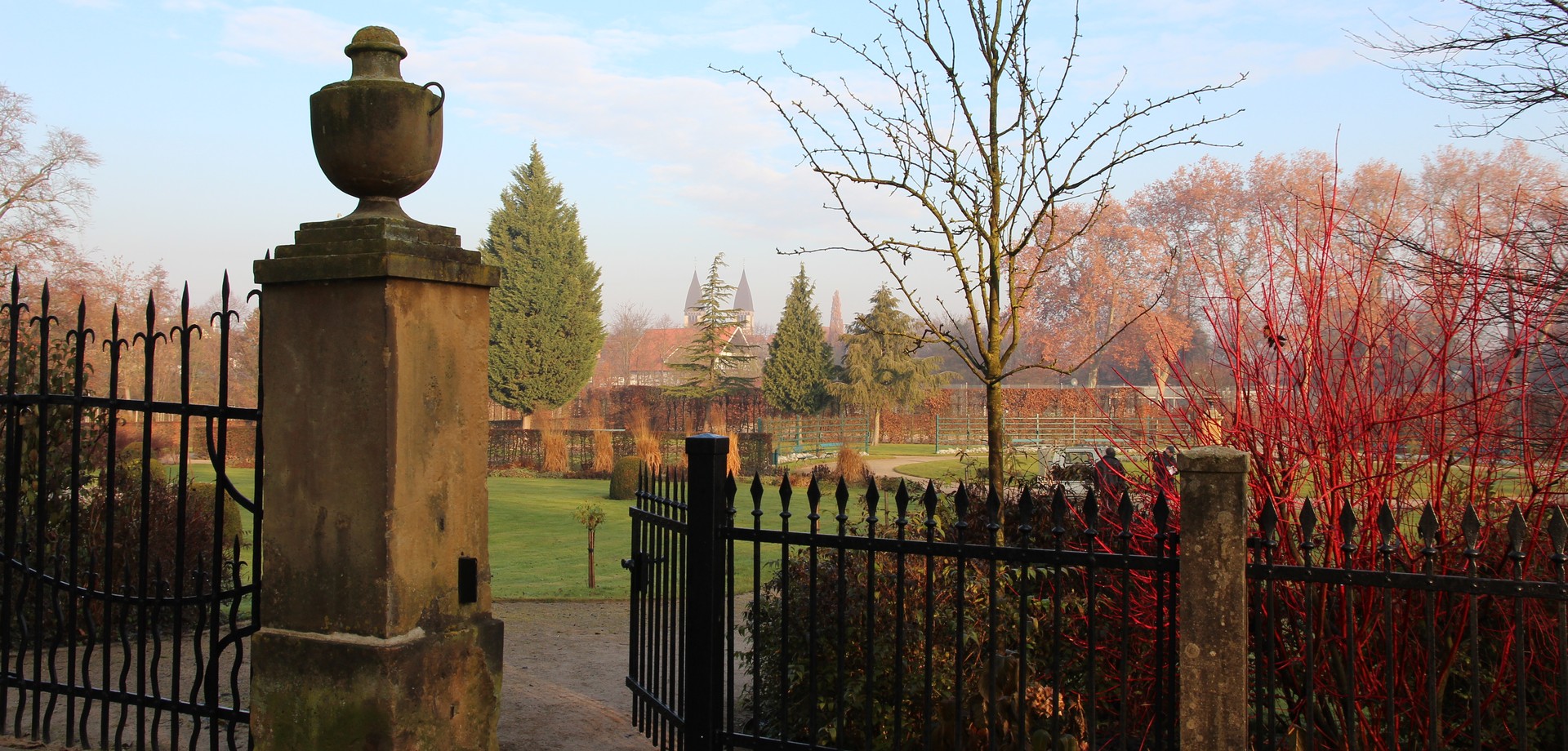 Schlosspark in Rheda (Altertumskommission).