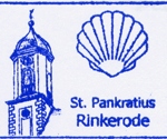 Stempel der St. Pankratius-Kirche in Rinkerode (vergrößerte Bildansicht wird geöffnet)