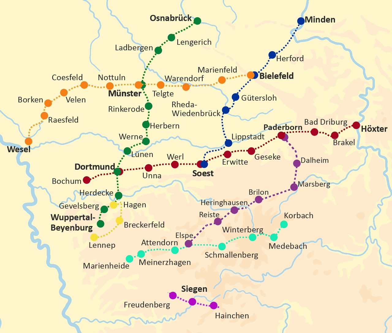 Die Wege der Jakobspilger in Westfalen