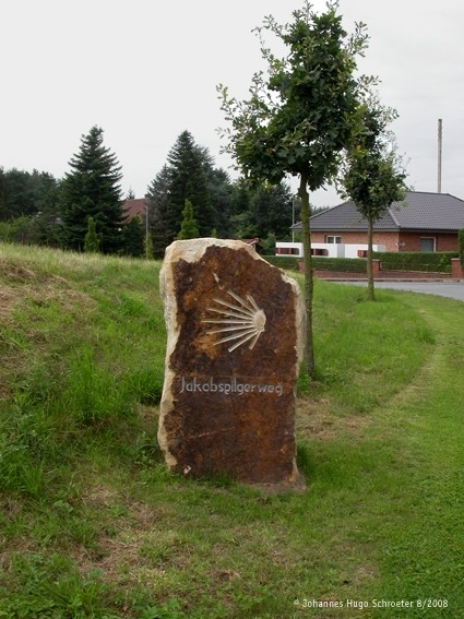 Pilgerstein in Hasbergen (J. H. Schröter).