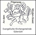Pilgerstempel der evangelischen Kirchengemeinde Gütersloh (vergrößerte Bildansicht wird geöffnet)