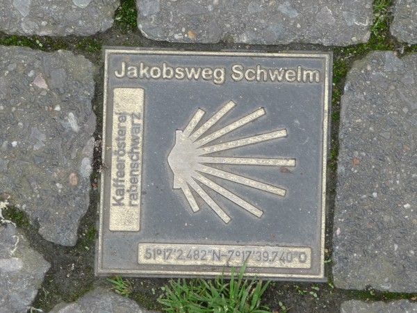 Pflasterstein in Schwelm (Altertumskommission).
