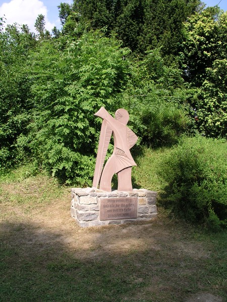 Pilgerstele in Höxter-Lütmarsen (Altertumskommission).