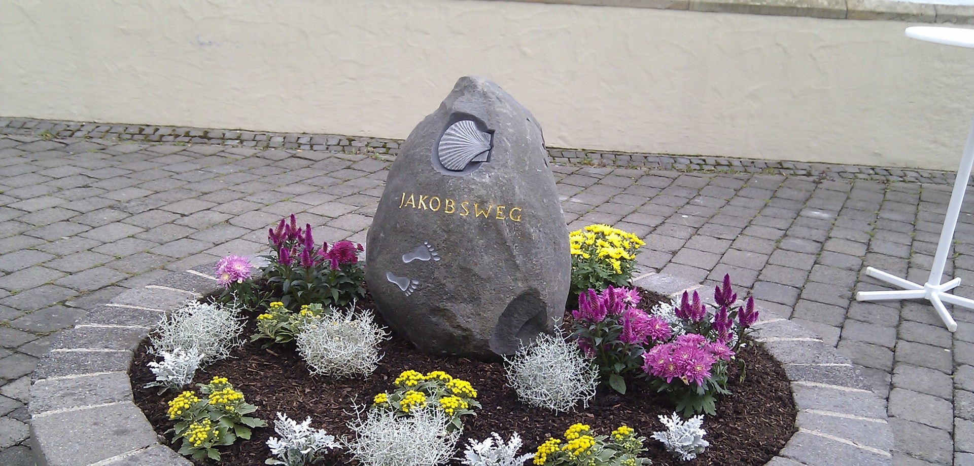 Pilgerstein am Jakobsweg in Breckerfeld (Altertumskommission).