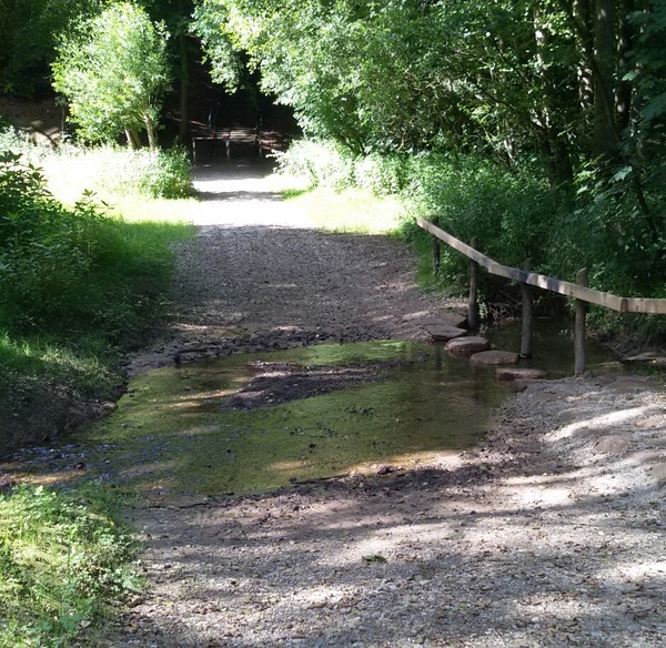 Bachüberquerung in Herford-Stedefreund (Altertumskommission).