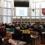 80 Teilnehmer/Innen nahmen am Workshop zu den westfälischen Pilgerwegen teil. (vergrößerte Bildansicht wird geöffnet)