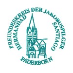 Stempel des Freundeskreis Jakobspilger in Paderborn (vergrößerte Bildansicht wird geöffnet)