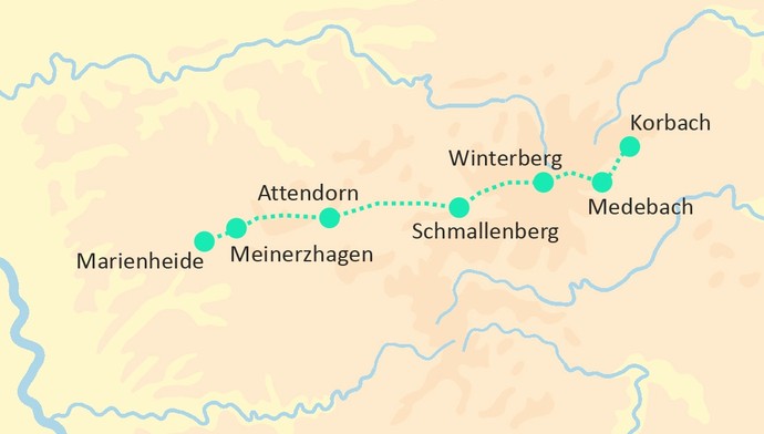 Weg 6 - Kartenansicht (Altertumskommission).