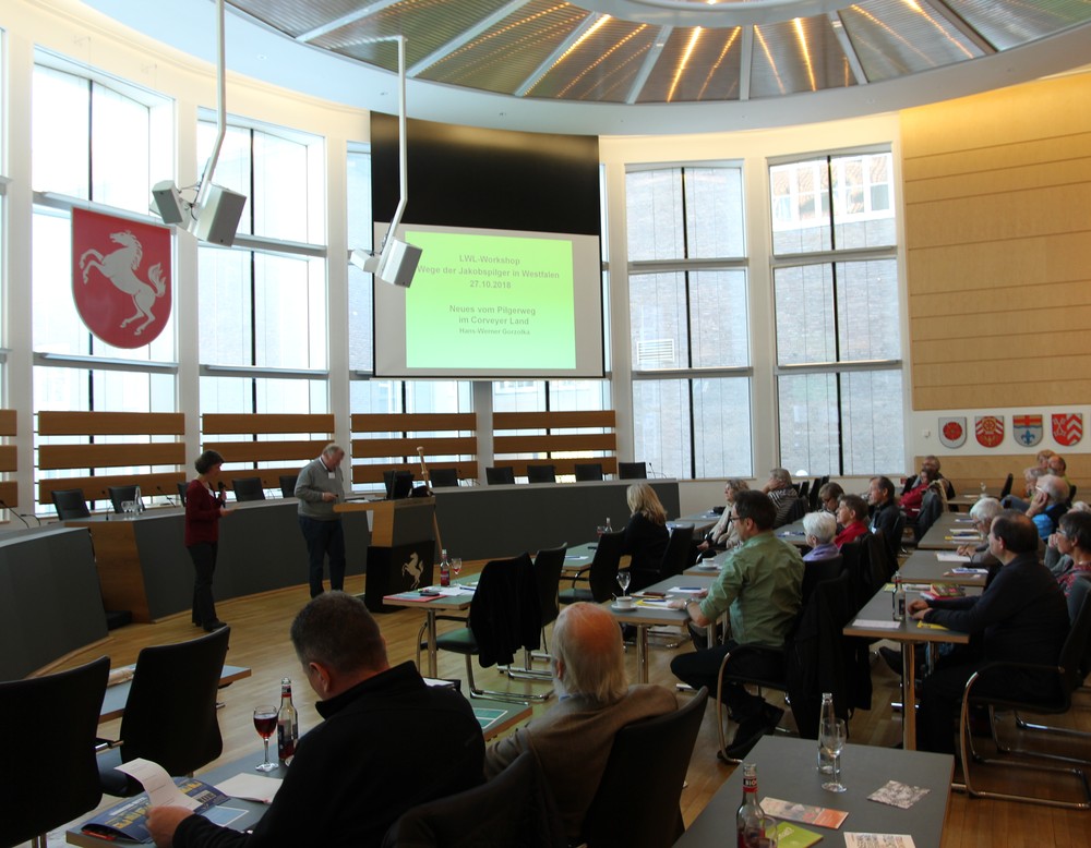 Vortrag zum Thema Pilgerwege (Altertumskommission).