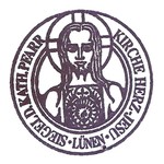 Stempel der Kirche Herz-Jesu in Lünen (vergrößerte Bildansicht wird geöffnet)